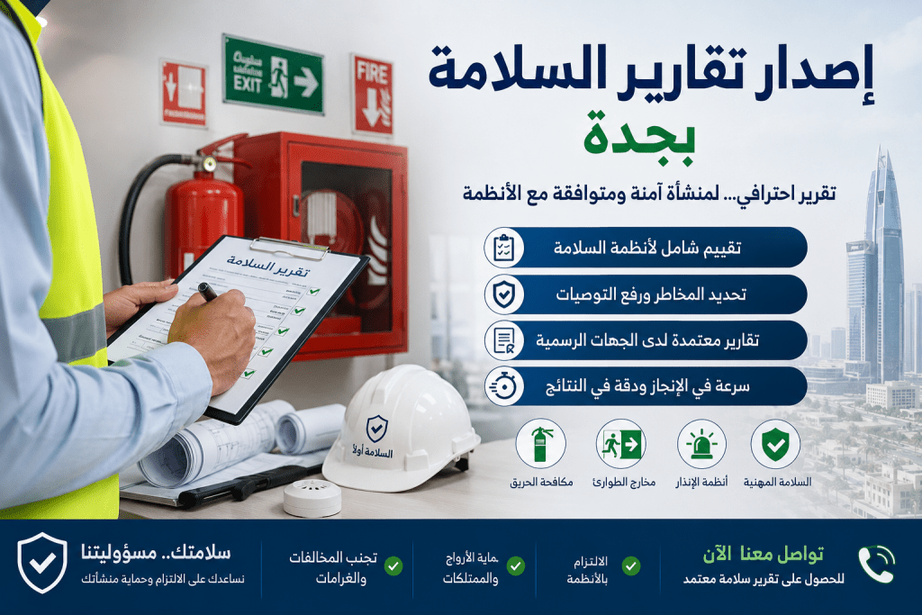 إصدار تقارير السلامة بجدة